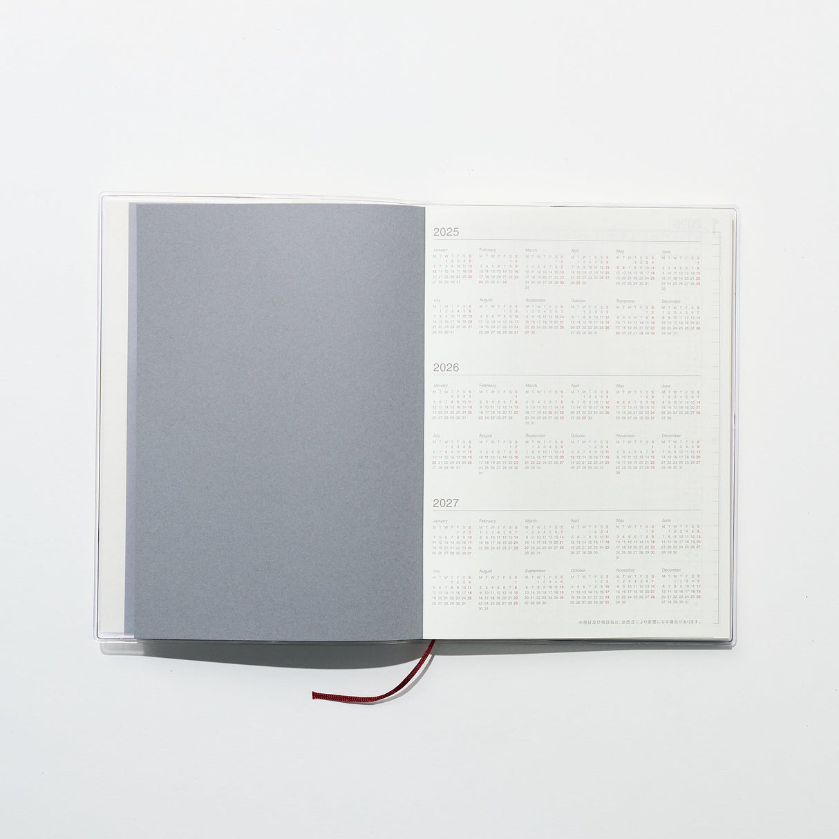 AGENDA MUJI B6 2026
